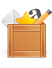 Icono caja con cursos